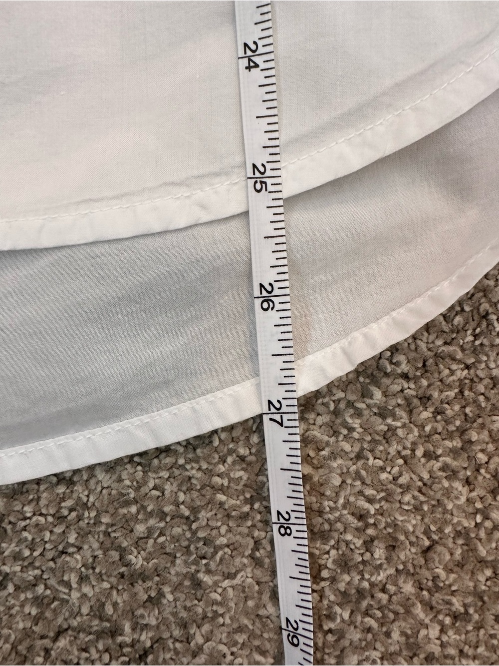 AMO Shirt Button Up Cap Sleeve White Cotton Top Women’s Small Minimalist Classic - Picture 11 of 11